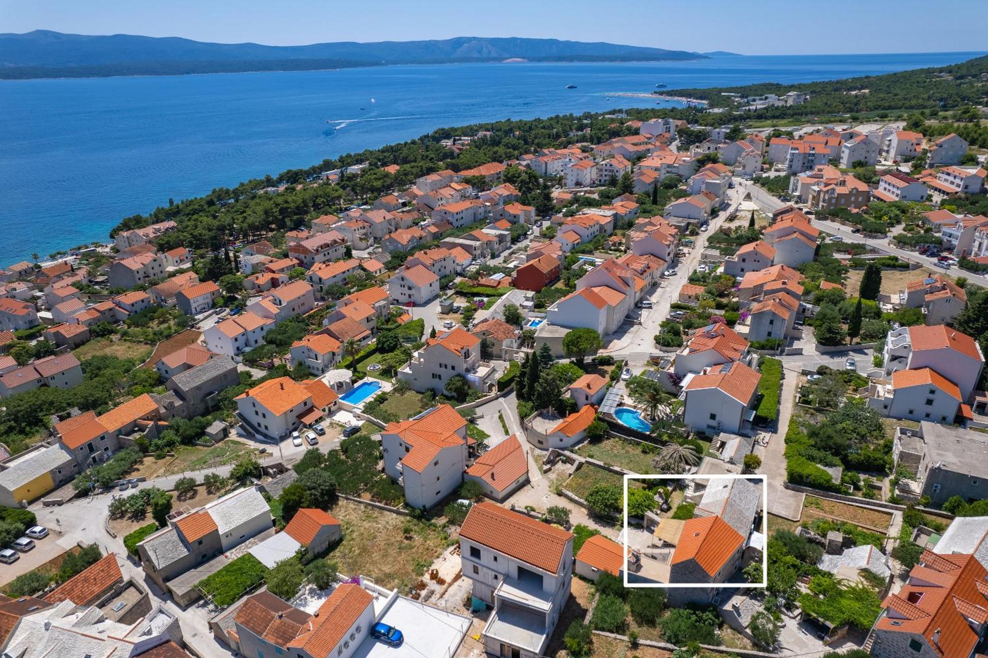 Nona VI - Boutique Stone House Villa Bol Eksteriør billede